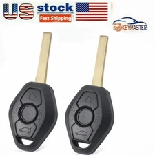 2X EWS Entry Remote Key Fob for BMW 3 5 7 E38 E39 E46 315/433MHz ID44 HU92 3B