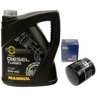 MotoröL Set 5W40 5 Liter + ÖLfilter SM 113 FüR Fiat Ducato Lada Lancia Suzuki