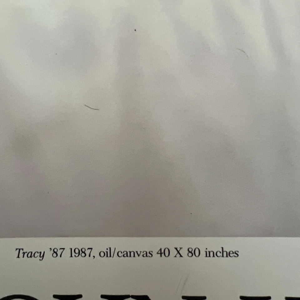 Póster de John Kacere "Tracy 1987 raro difícil de encontrar casi nuevo como nuevo🔥 25x17" Foto 3 de 4