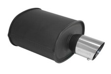 Megan Racing Universal M-oe Black Muffler Quiet And Deep Tone