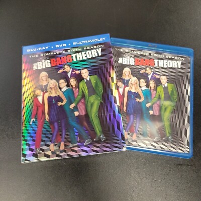 Big Bang Theory: Complete Sixth Season 6 (Blu-ray/DVD, 5 Disc Set) w/ Slipcover 