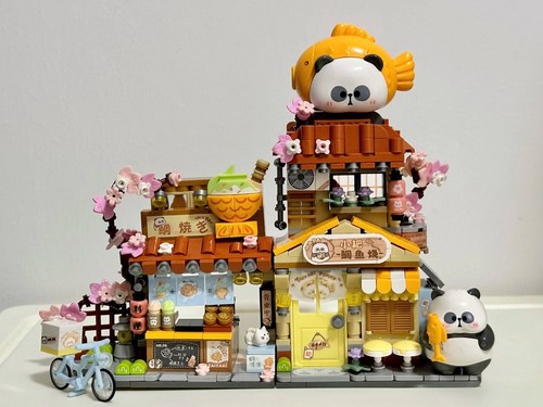 LOZ mini Blocks Building Toys Panda House Foldable Bricks Girls Gift 7201 7202 - Picture 5 of 17