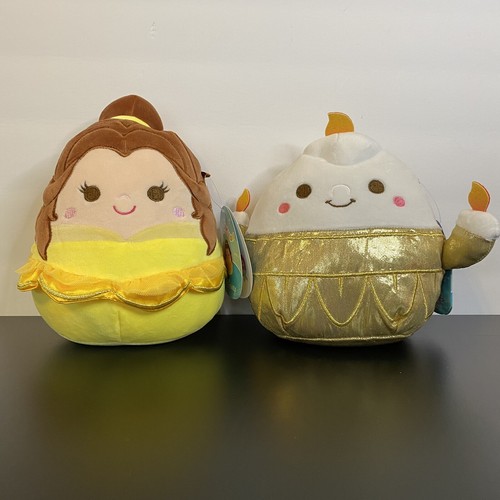 Squishmallows Princess Belle and Lumiere 7.5
