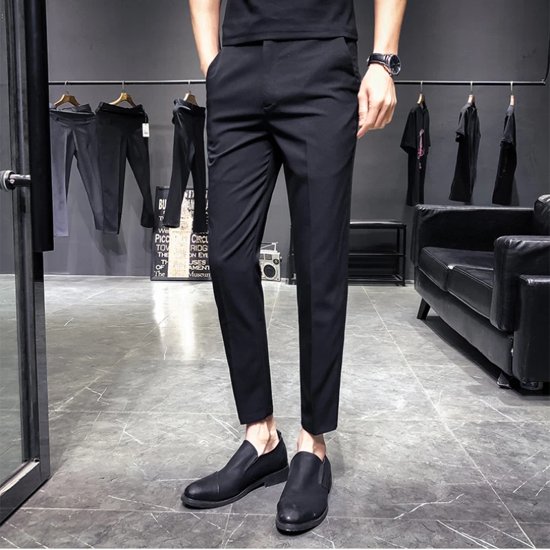 Cropped formal pants sale