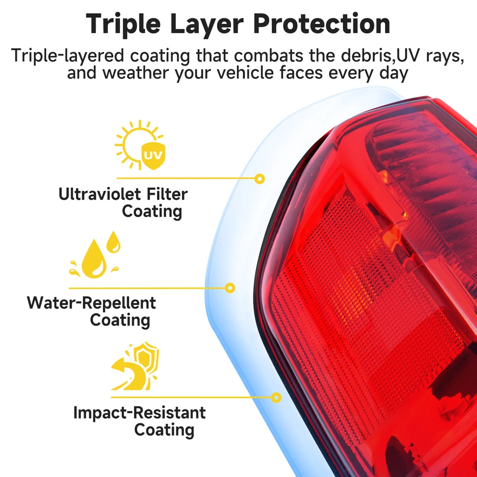 Пара задних фонарей для Nissan Frontier 2005-21 Suzuki Equator 09-12 с лампами - Изображение 2 из 4