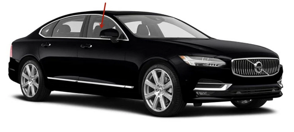 Fits 2017-2025 Volvo V90 S90 Passenger Right Side Front Door Window Glass LAMI. - Изображение 3 из 4