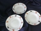 3 DANBURY MINT dinnerware RIMMED SOUP BOWLS pomeranian dog NEVER USED! EXCELLENT — photo 9