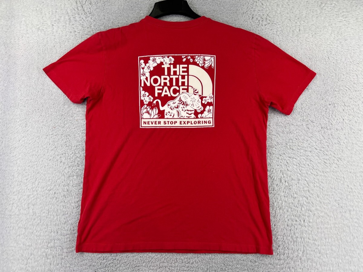 Patagonia Shirt Adult Large Red CNY Year Of Ox Bull 2021 Cotton