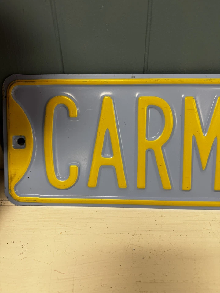 Vtg  CARMELO ANTHONY CT License Plate Metal Sign 36” x 6” Man Cave Denver Nugget - Изображение 4 из 4