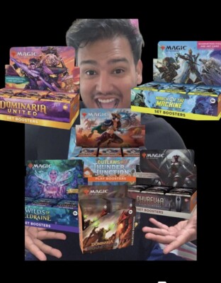 MTG Mystery Box (4 random sealed Booster Packs) Extra Goodies
