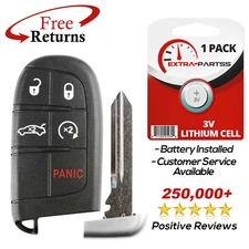Remote Keyless Entry Fob Replacement Key For Dodge Chrysler 5b (M3M-40821302)