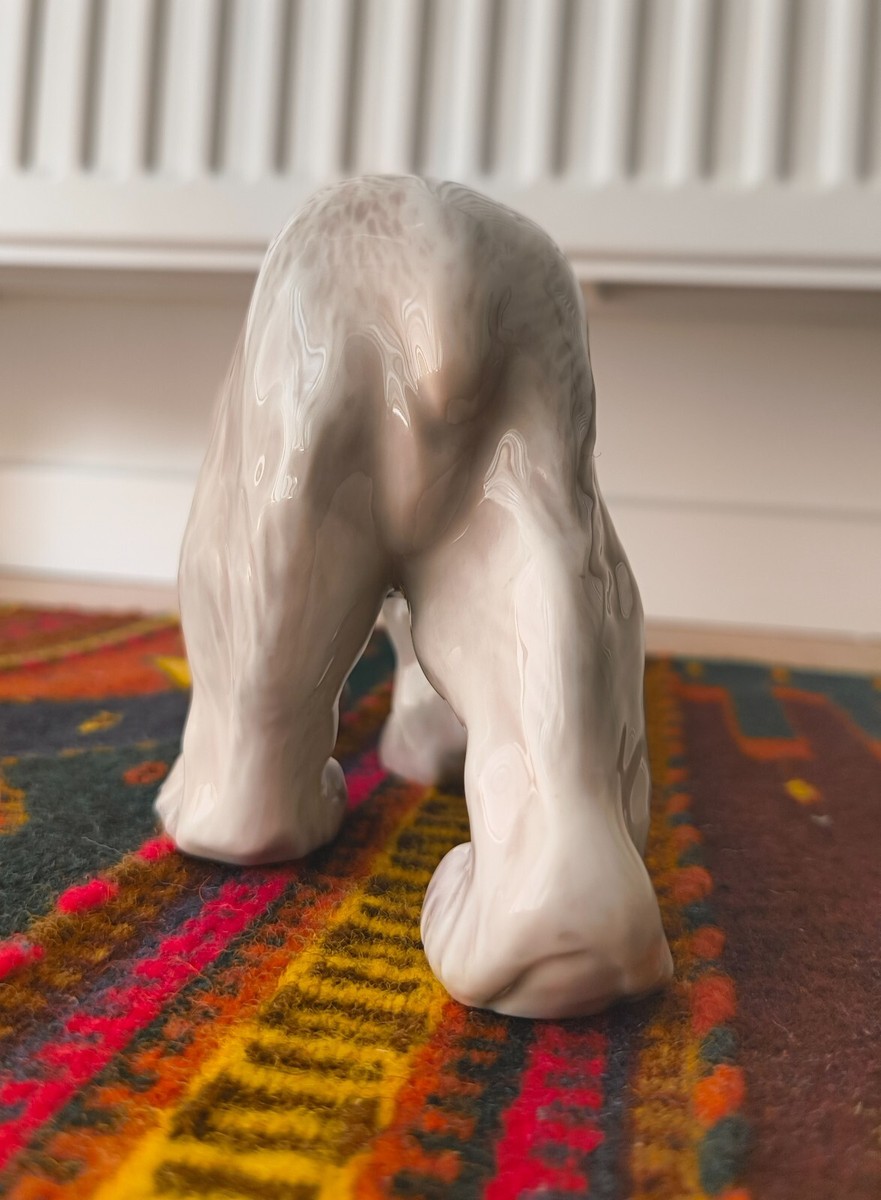 Large Dahl Jensen 1310 Polar bear Walking Porcelain Figurine Royal