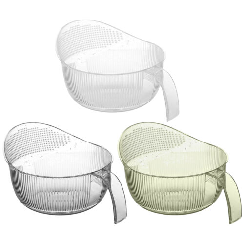 1x Multi Use Rice Washing Vegetable Fruit Strainer Bowl Rice Washer Bowl