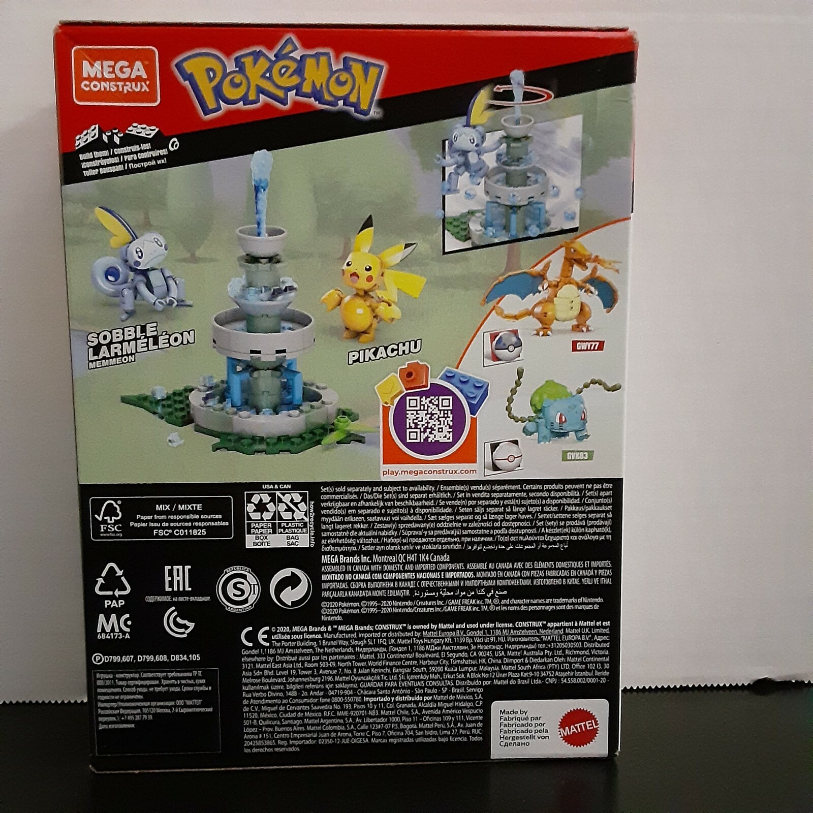 Pokemon Pikachu vs Sobble - Mega Construx - Mattel GMD30 - Mattel