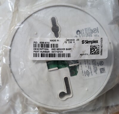 Simplex 4098-9792 SSD Sensor Base - MANY AVAILABLE - SAME DAY SHIPPING
