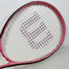 Wilson Hope Pink Tennis Racquet 4 1/4 L2 Cure Breast Cancer VG Condition