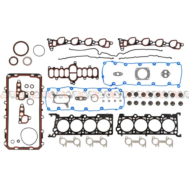 Juego completo de juntas SOHC para Ford E150 E250 E350 Econoline F150 Lincoln 97-99 5,4 L Foto 2 de 4