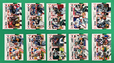 2010 TOPPS FOOTBALL GRIDIRON LINEAGE INSERT CARDS NEAR COMPLETE SET 19/20