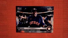 2022 Topps Now #1162 Dusty Baker - Astros: Wins 1st Career World Series Champion