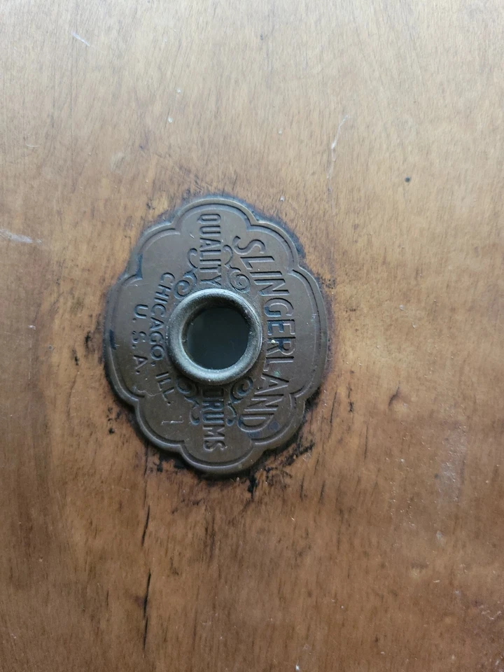 古董Slingerland 22.5英寸x9英寸鼓。 无皮肤 — 第 2/4 张图片