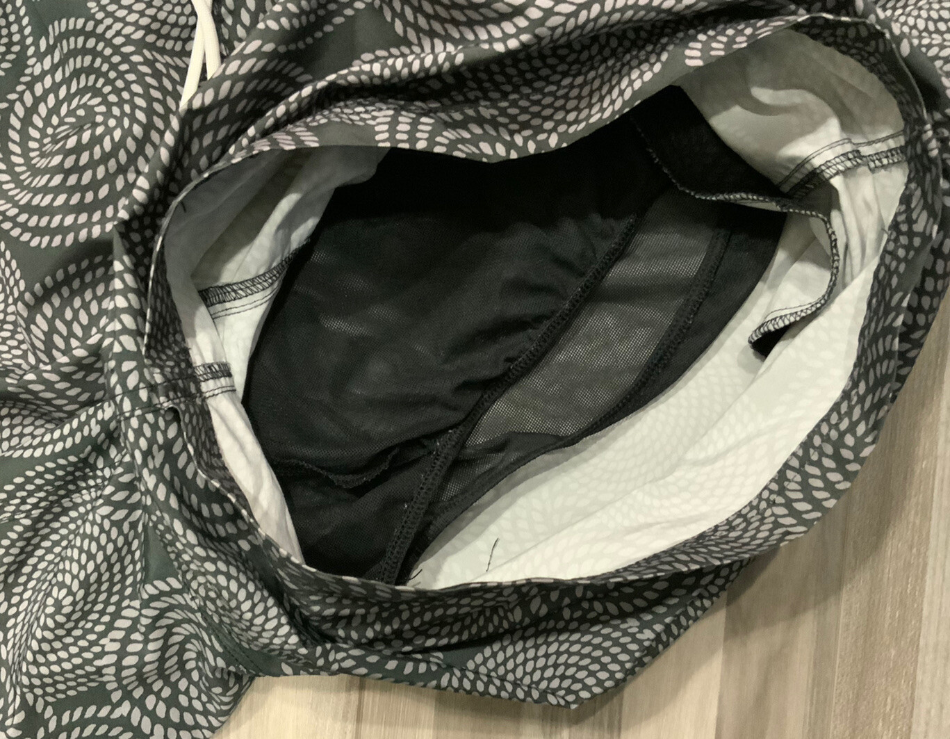 LANDS’ END Men's Swim Shorts Trunks w/Mesh Lining Size XXL Black/Gray 1396H eBay