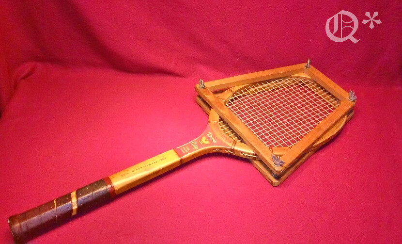 Vintage Spalding Davis Cup Fibre Welded Throat Wood Tennis Racket | eBay