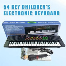 54Key Digital Music Piano Keyboard Electronic Musical Instrument w/Mic Kids Gift