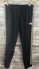 Adidas Pants Womens XL Black Jogger Tiro Primegreen Stripe Training Taper j352
