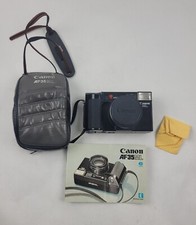 Canon AF35ML Film Camera With Telephoto And Wide Angle Lenses Bag And Manual