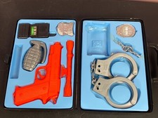 Special Agent 707 Spy Red Box Toy set James Bond Theme Briefcase Attache Vintage