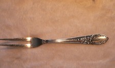 Alpacca Servierbesteck versilbert 100er Fleisch- Aufschnittgabel 