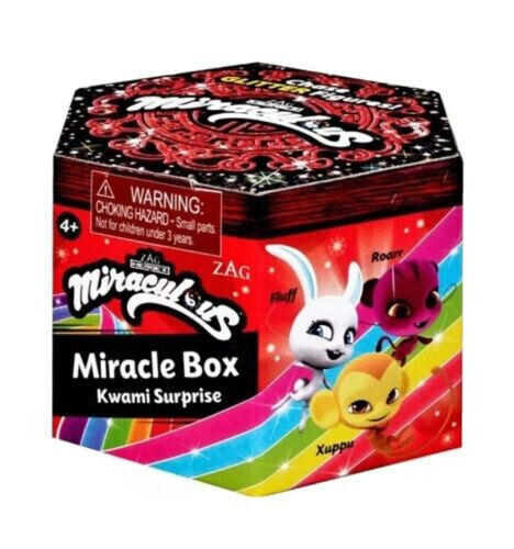 Playmates Toys Miraculous Ladybug Miracle Box Kwami Surprise Figure - Set of 3
