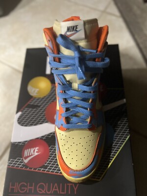 Nike Dunk Hi 1985 SP Shoes ''Acid Wash'' Safety Orange DD9404-800 Men's NEW 11.0