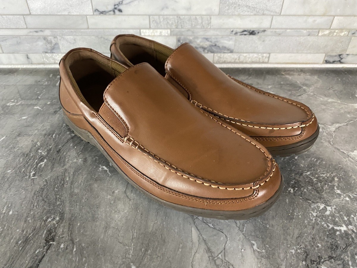 Tommy Hilfiger Men\'s Kerry Loafer, Dark Brown 9 Tommy Hilfiger Kerry Mens Vegan Leather Driver Loafer Shoes  main image 2