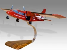Britten Norman BN-2 Islander Red Devils V.2 Desk Wood Airplane Model Large 1/32