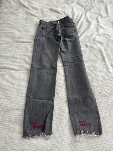 Womens Tommy Hilfiger IZZY HIGH RISE slim Grey Jeans W28 L34