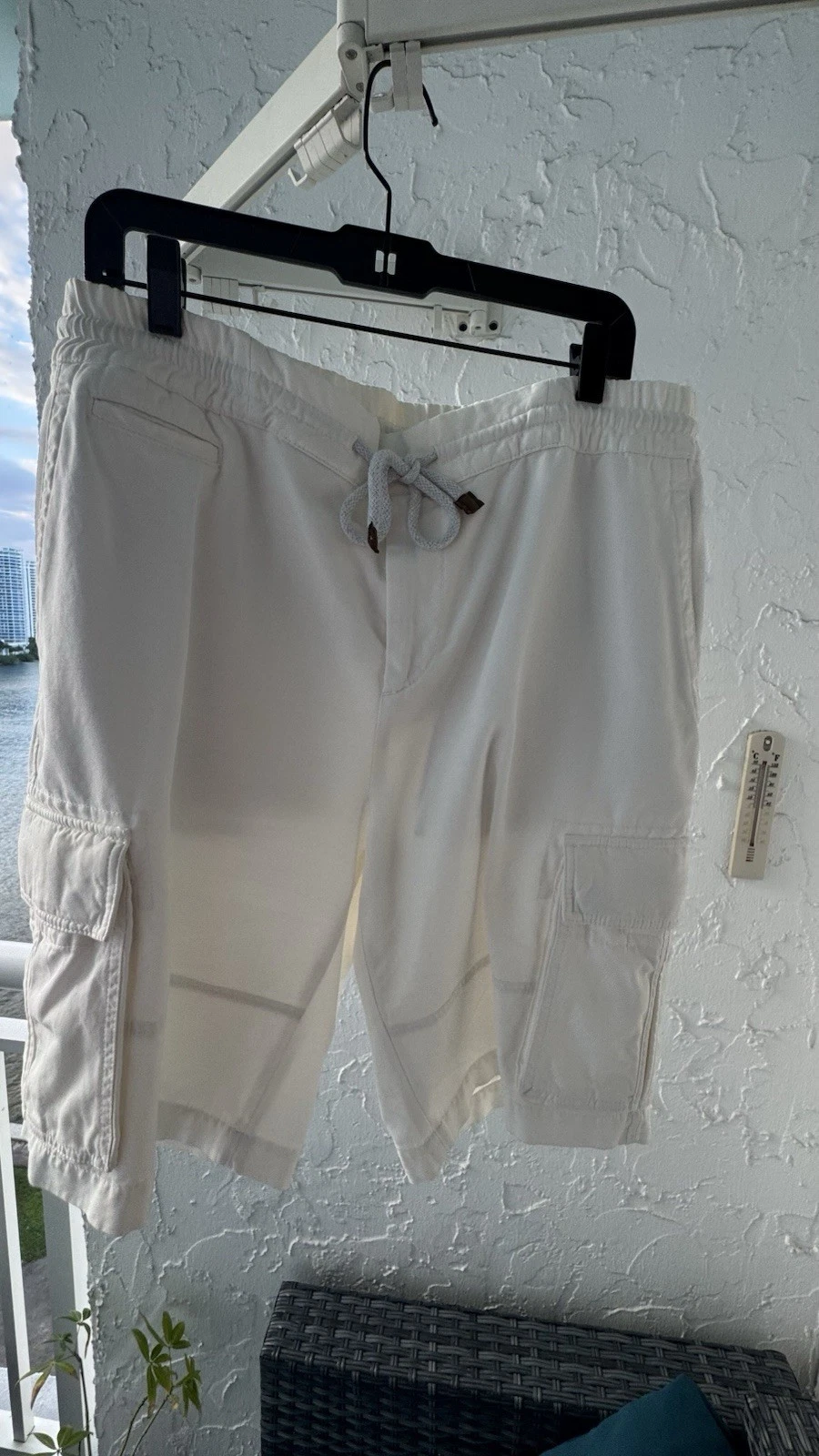 Brunello Cucinelli — BRUNELLO CUCINELLI White Cotton Bermuda Shorts New & Authentic New Size52 US/