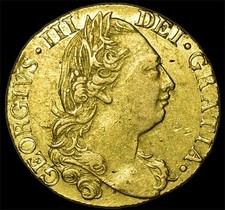 RARE KING GEORGE THE III 1778 GOLD GUINEA