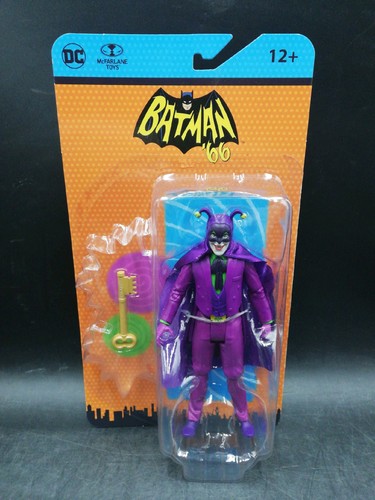 McFarlane DC Retro 1966 BATMAN 66 TV Series The Joker Action Figure - Foto 3 di 3