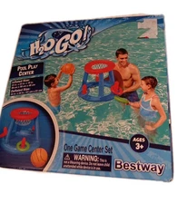 New H20 Go Pool Play Center & Single Water Slide Ridin Slidin Fun