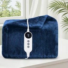 Heated Blanket w/ Hand Controller - 10 Heat Settings Auto Shut-Off 50x60 From US