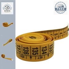 Yellow Measuring Tape 1.5m Blister Style with Two-Sided Units of Measurement