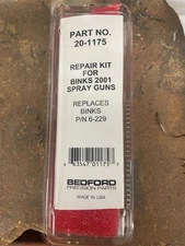 2001 / 2100 Spray gun Repair kit Bedford Brand 20-1175 replaces 6-229