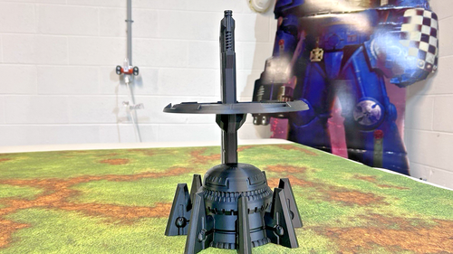Tabletop Terrain: 9 pcs: Xenos Buildings/Guns - Great for Warhammer 40K/KillTeam - Picture 16 of 21