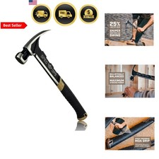 Framing Hammer 22 oz Rip Claw Milled Face Shock Grip Durable Tools