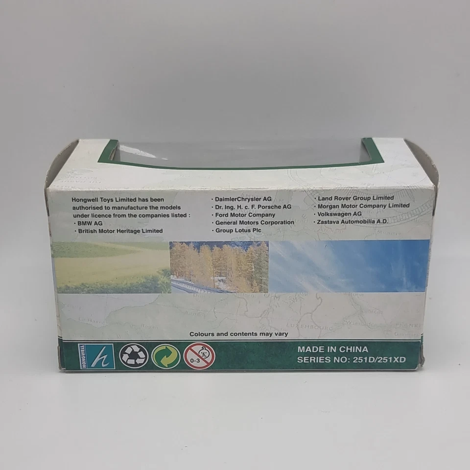 Cararama escala 1/43 Die Cast Austin Healey 100/6 dos tonos azul y crema Foto 3 de 4