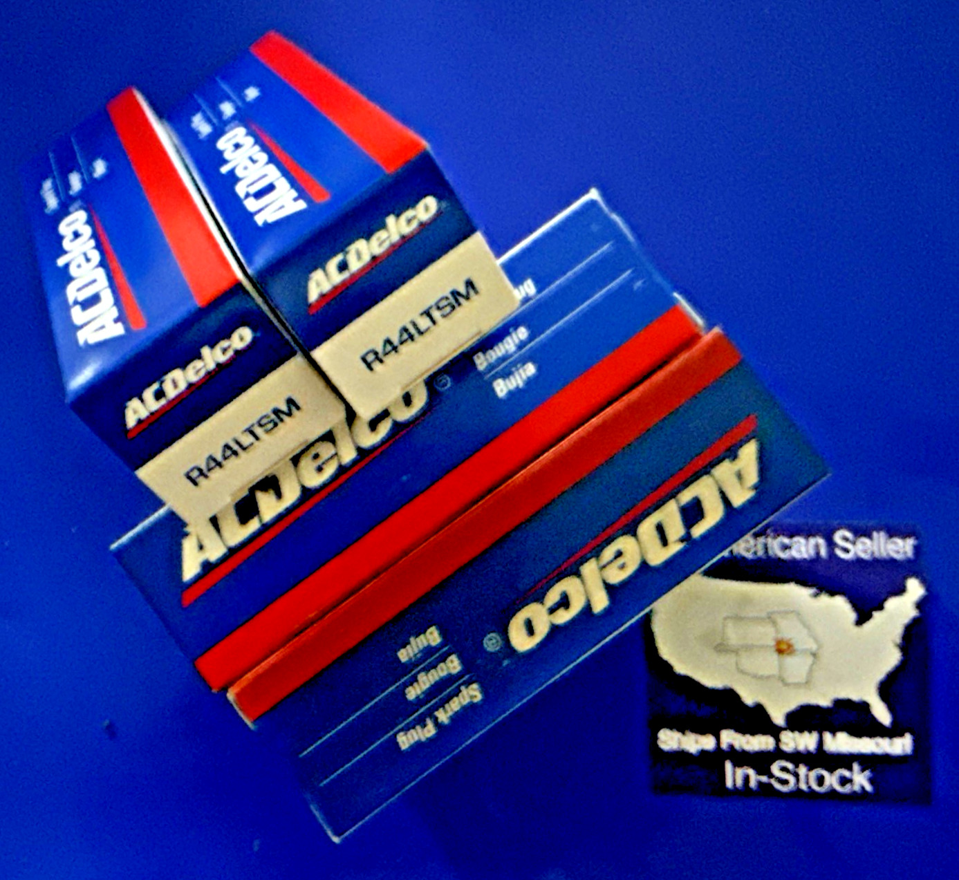Pack of 6 NEW Spark Plug-Conventional ACDelco R44LTSM