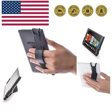 Security Hand Strap with Leather Belt Holder Stand Compatible with Kindle Voy...