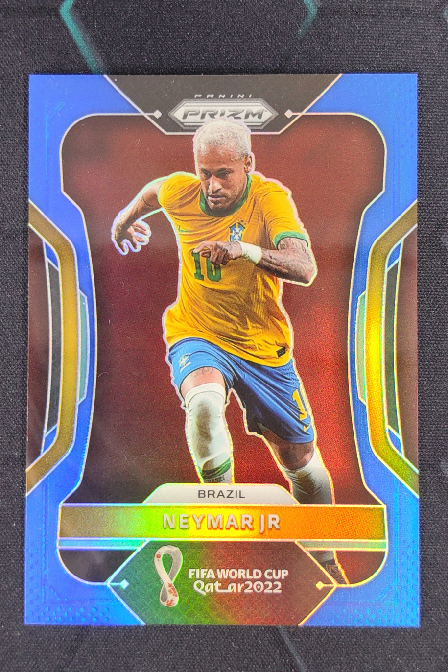 2022 Panini Prizm FIFA World Cup Qatar 2022 TM Neymar Jr Prizms Blue /299