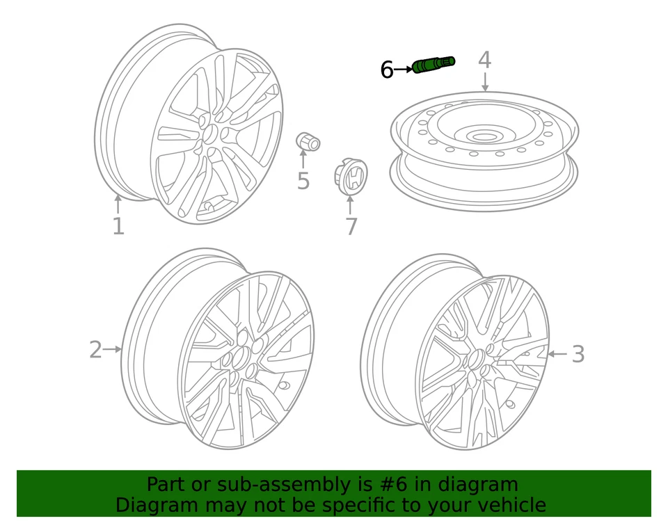 Vástago de válvula genuino Honda 42753-SB8-661 Foto 3 de 3